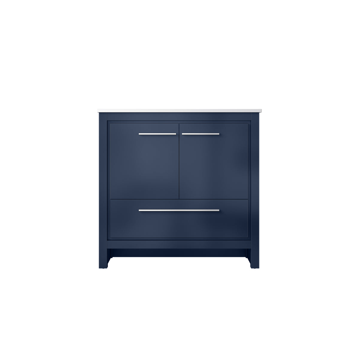 Lexora Lafarre 36 in. Navy Blue Single Sink Bath Vanity