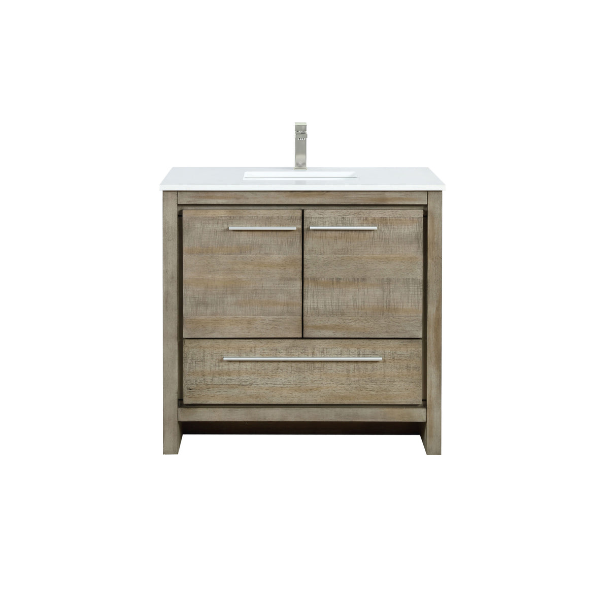 Lexora Lafarre 36 in. Rustic Acacia Single Sink Bath Vanity