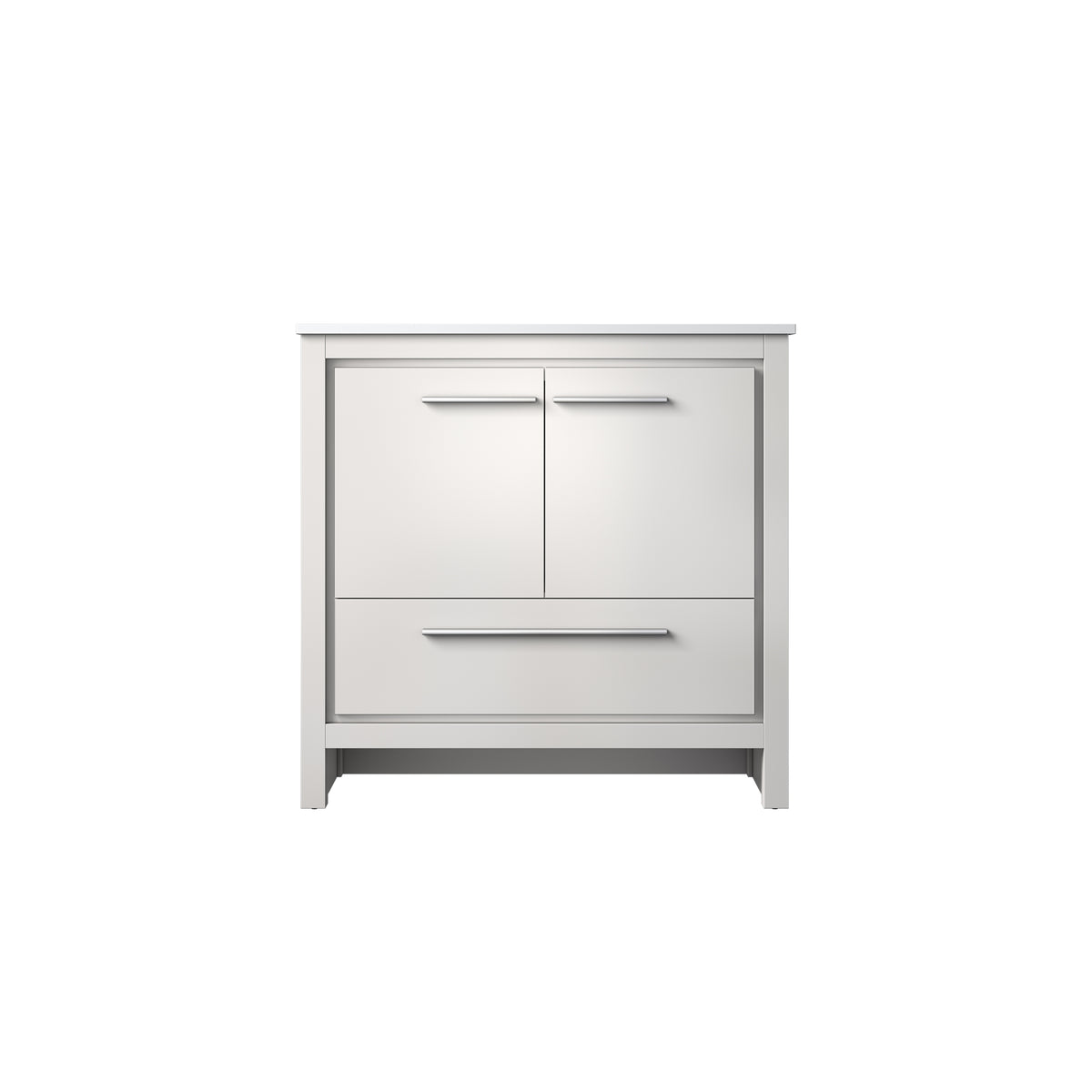 Lexora Lafarre 36 in. White Single Sink Bath Vanity
