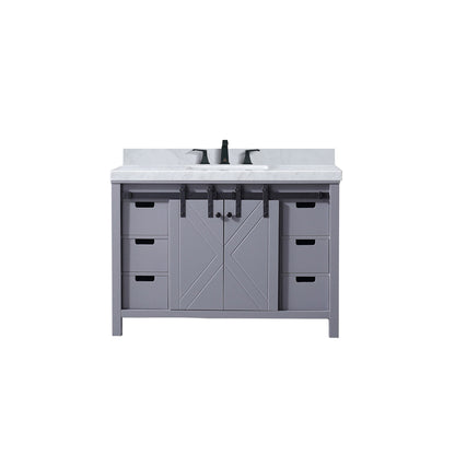 Lexora Marsyas 48 in. Dark Grey Single Sink Bath Vanity