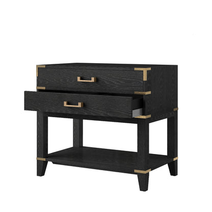 Lexora Norwalk 36 in. Black Oak Single Sink Bath Vanity
