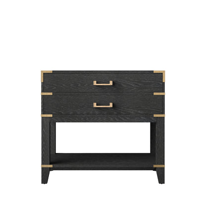 Lexora Norwalk 36 in. Black Oak Single Sink Bath Vanity