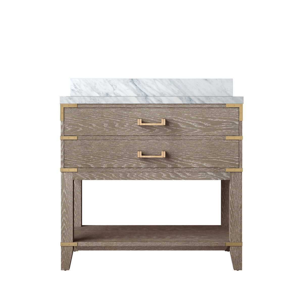 Lexora Norwalk 36 in. Grey Oak Single Sink Bath Vanity