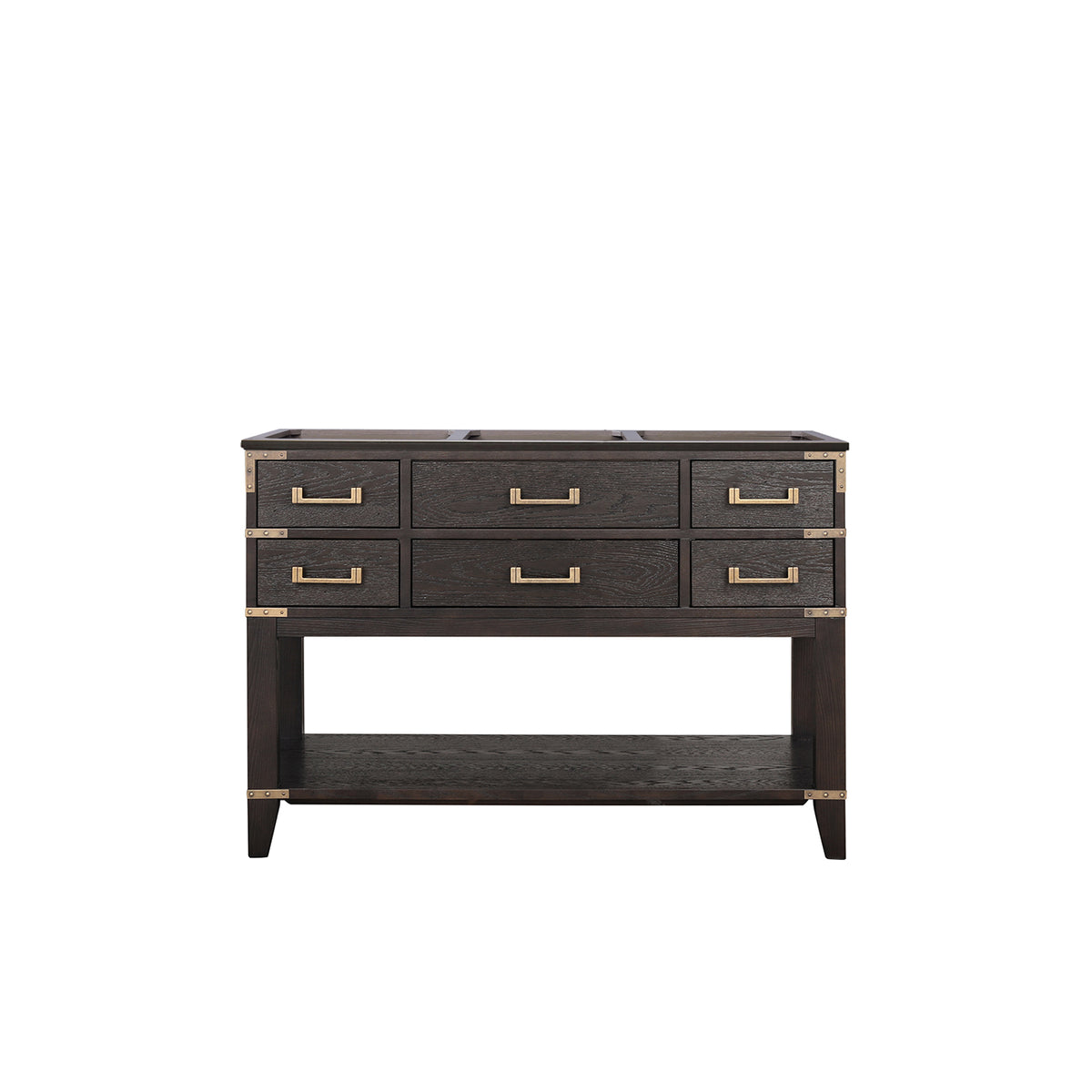 Lexora Norwalk 48 in. Brown Oak Single Sink Bath Vanity