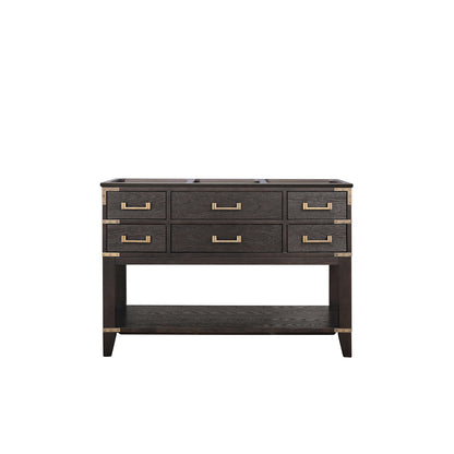 Lexora Norwalk 48 in. Brown Oak Single Sink Bath Vanity