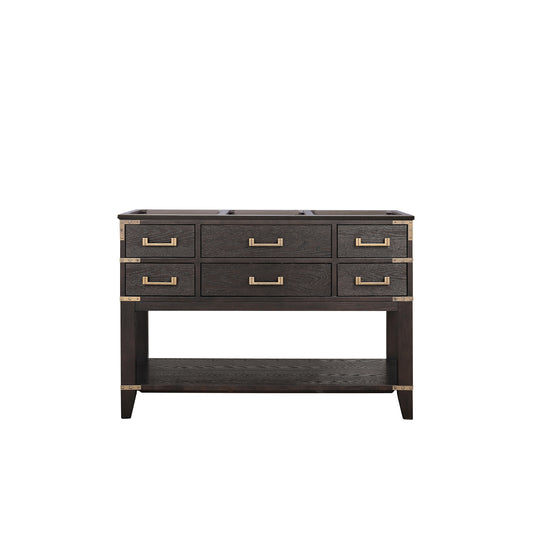 Lexora Norwalk 48 in. Brown Oak Single Sink Bath Vanity