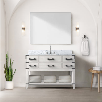 Lexora Norwalk 48 in. White Oak Single Sink Bath Vanity
