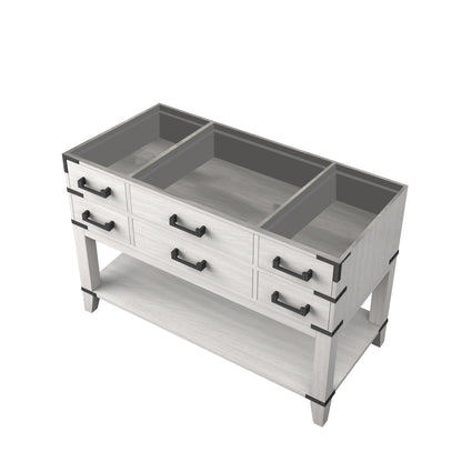 Lexora Norwalk 48 in. White Oak Single Sink Bath Vanity