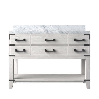Lexora Norwalk 48 in. White Oak Single Sink Bath Vanity