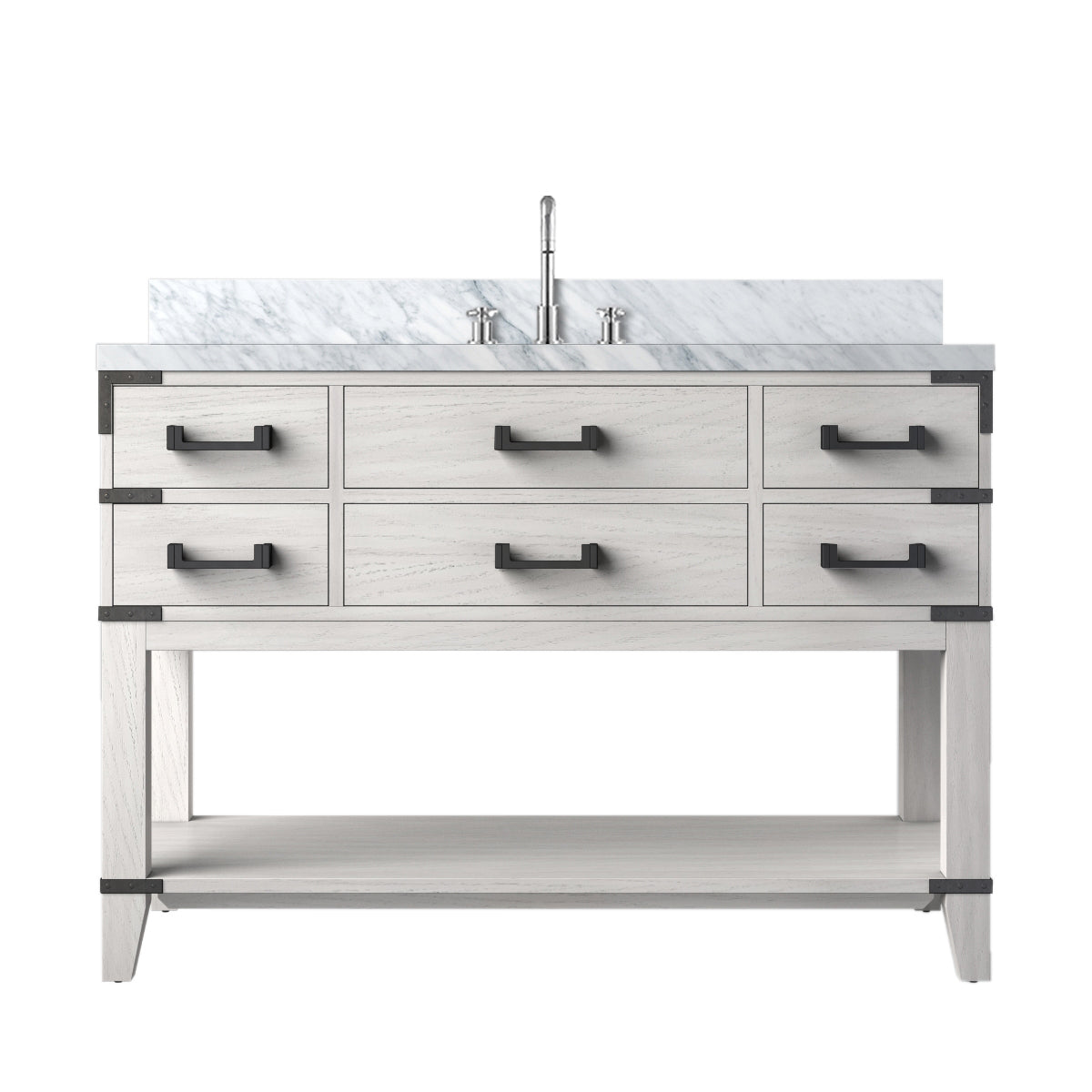 Lexora Norwalk 48 in. White Oak Single Sink Bath Vanity