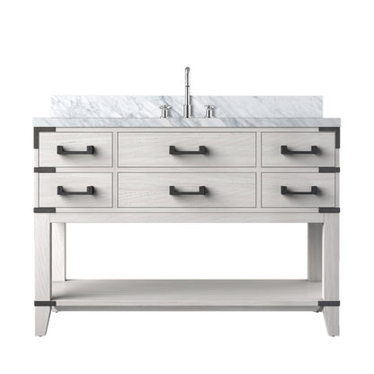 Lexora Norwalk 48 in. White Oak Single Sink Bath Vanity