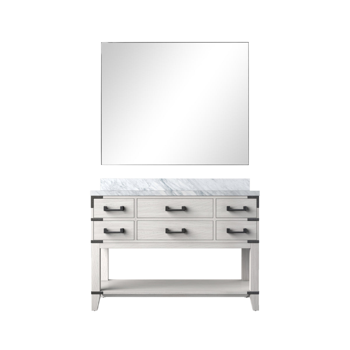 Lexora Norwalk 48 in. White Oak Single Sink Bath Vanity