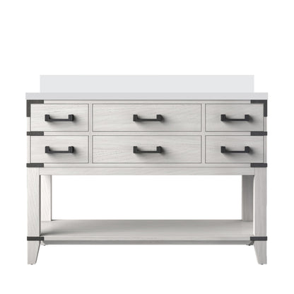 Lexora Norwalk 48 in. White Oak Single Sink Bath Vanity
