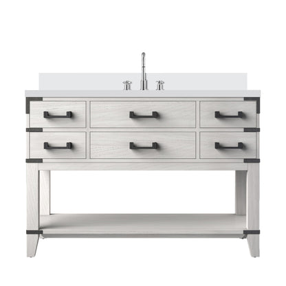 Lexora Norwalk 48 in. White Oak Single Sink Bath Vanity