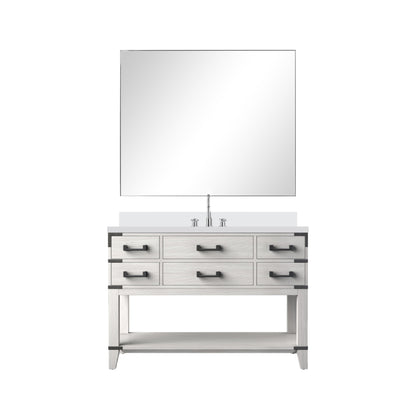 Lexora Norwalk 48 in. White Oak Single Sink Bath Vanity