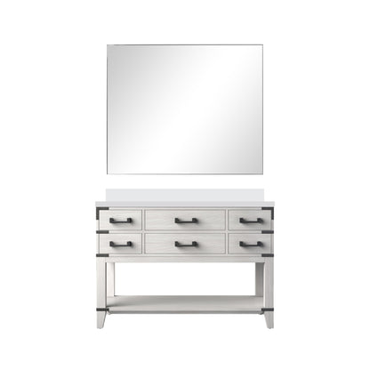 Lexora Norwalk 48 in. White Oak Single Sink Bath Vanity
