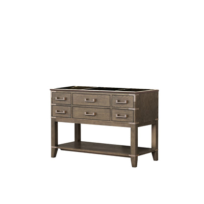 Lexora Norwalk 48 in. Grey Oak Single Sink Bath Vanity