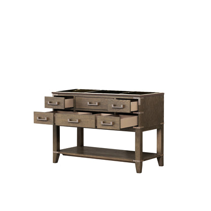Lexora Norwalk 48 in. Grey Oak Single Sink Bath Vanity