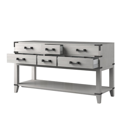Lexora Norwalk 60 in. White Oak Double Sink Bath Vanity