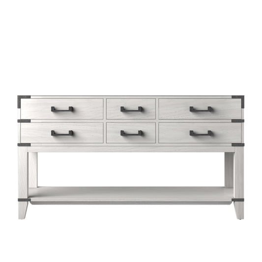 Lexora Norwalk 60 in. White Oak Double Sink Bath Vanity