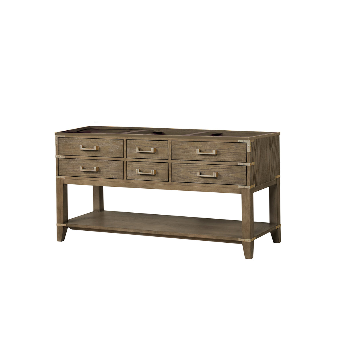 Lexora Norwalk 60 in. Grey Oak Double Sink Bath Vanity