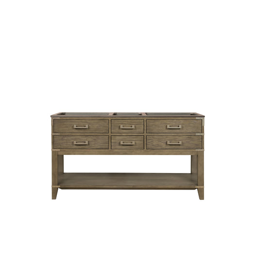 Lexora Norwalk 60 in. Grey Oak Double Sink Bath Vanity