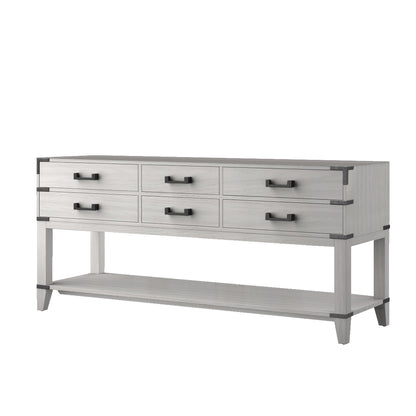 Lexora Norwalk 72 in. White Oak Double Sink Bath Vanity
