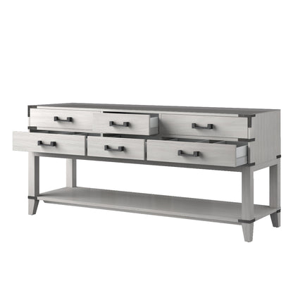 Lexora Norwalk 72 in. White Oak Double Sink Bath Vanity