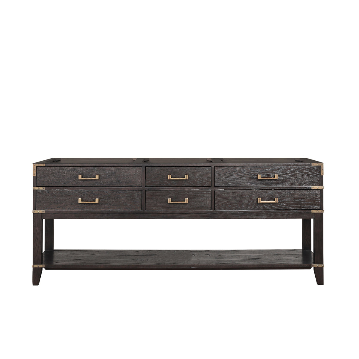 Lexora Norwalk 80 in. Brown Oak Double Sink Bath Vanity