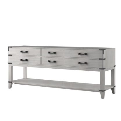 Lexora Norwalk 80 in. White Oak Double Sink Bath Vanity
