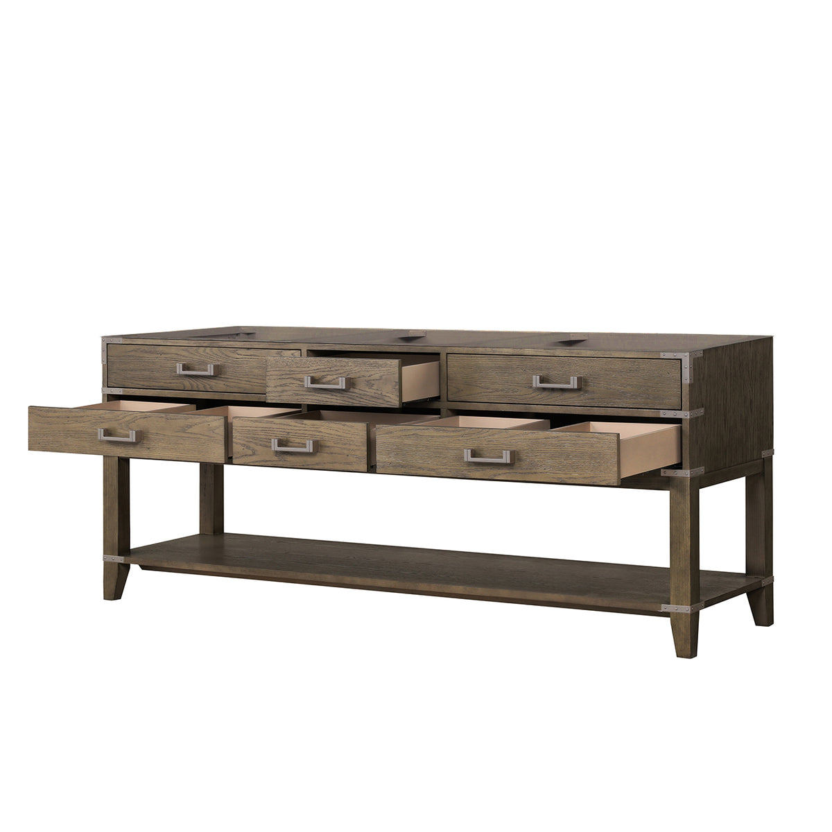 Lexora Norwalk 80 in. Grey Oak Double Sink Bath Vanity