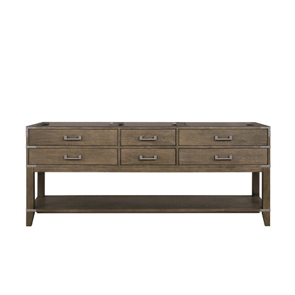 Lexora Norwalk 80 in. Grey Oak Double Sink Bath Vanity