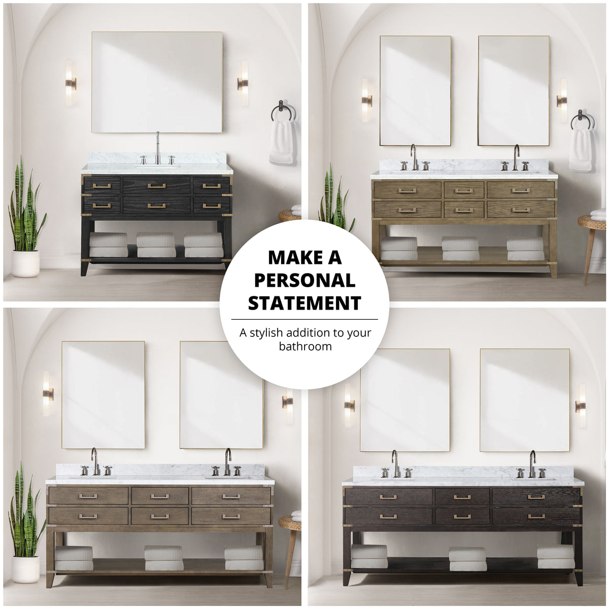 Lexora Norwalk 84 in. Black Oak Double Sink Bath Vanity