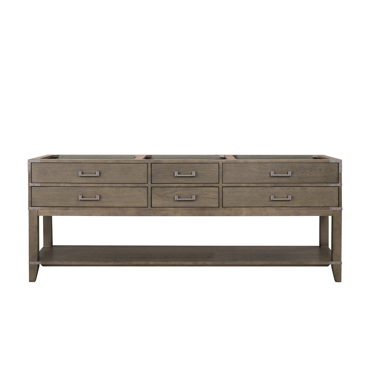 Lexora Norwalk 84 in. Grey Oak Double Sink Bath Vanity