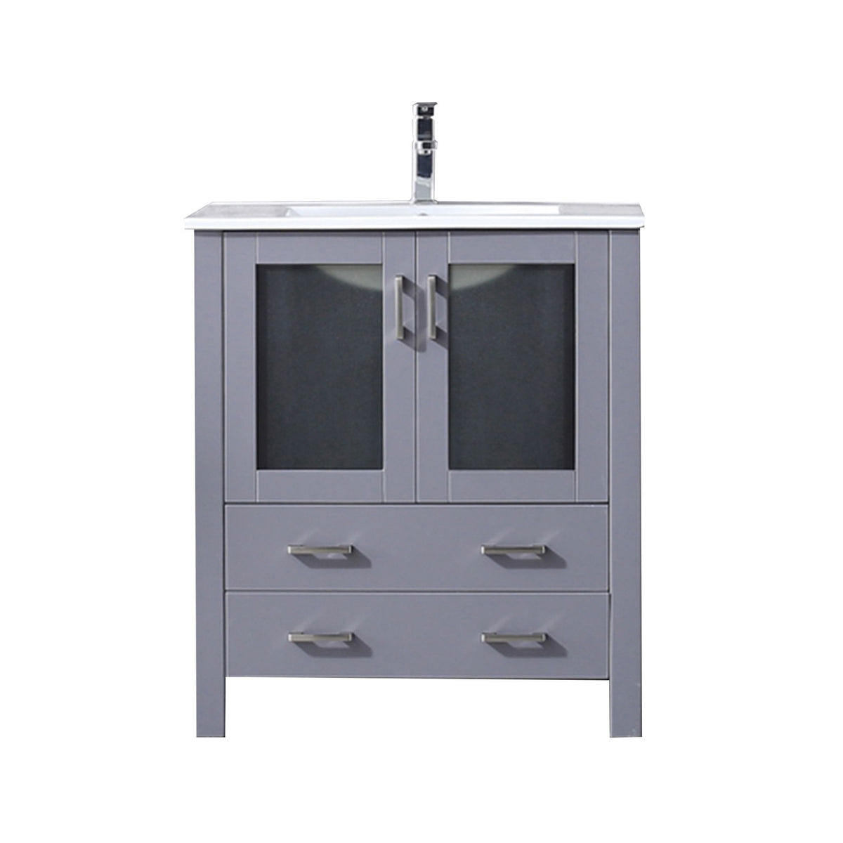 Lexora Volez 30 in. Dark Grey Single Sink Bath Vanity