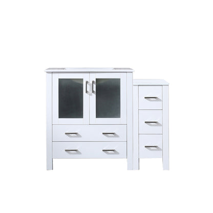 Lexora Volez 42 in. White Single Sink Bath Vanity