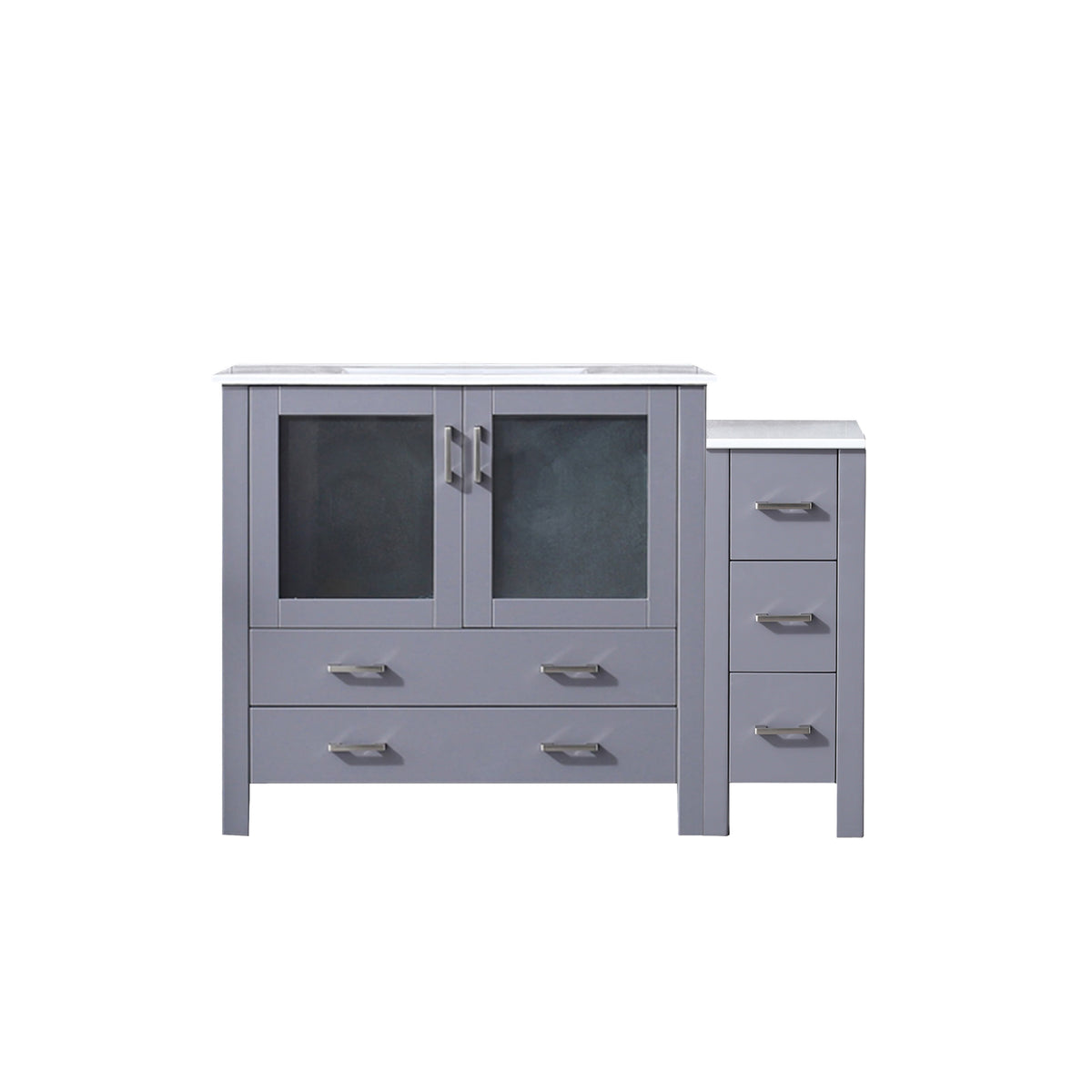 Lexora Volez 48 in. Dark Grey Single Sink Bath Vanity