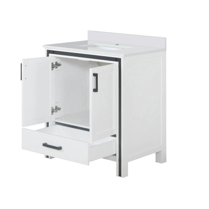 Lexora Ziva 30 in. White Single Sink Bath Vanity