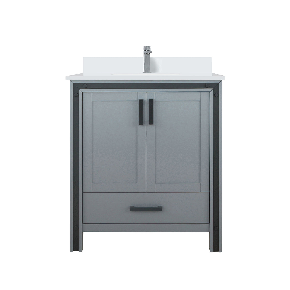 Lexora Ziva 30 in. Dark Grey Single Sink Bath Vanity