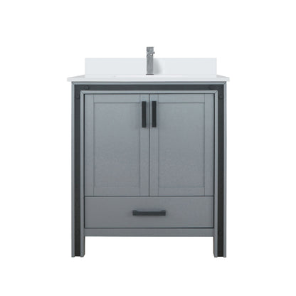 Lexora Ziva 30 in. Dark Grey Single Sink Bath Vanity