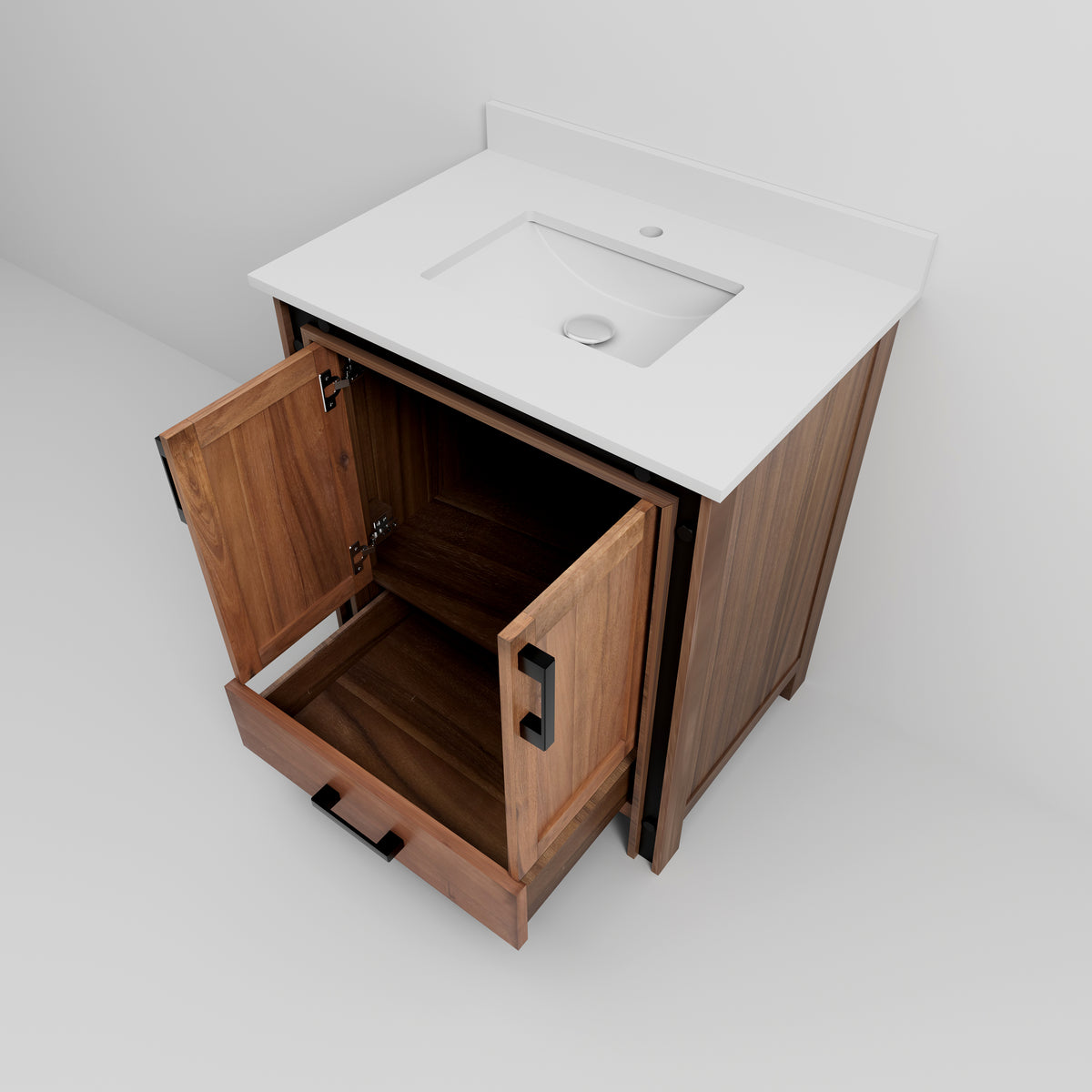 Lexora Ziva 30 in. Rustic Barnwood Single Sink Bath Vanity