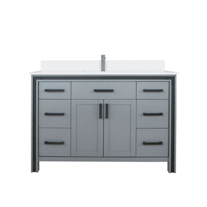 Lexora Ziva 48 in. Dark Grey Single Sink Bath Vanity