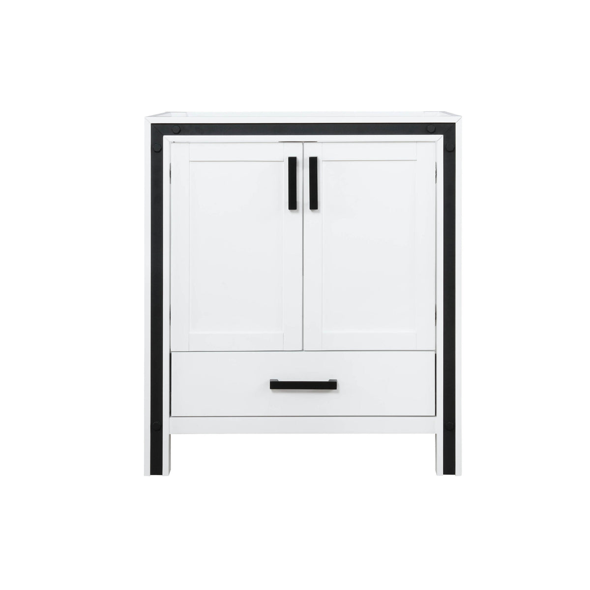 Lexora Ziva 30 in. White Single Sink Bath Vanity