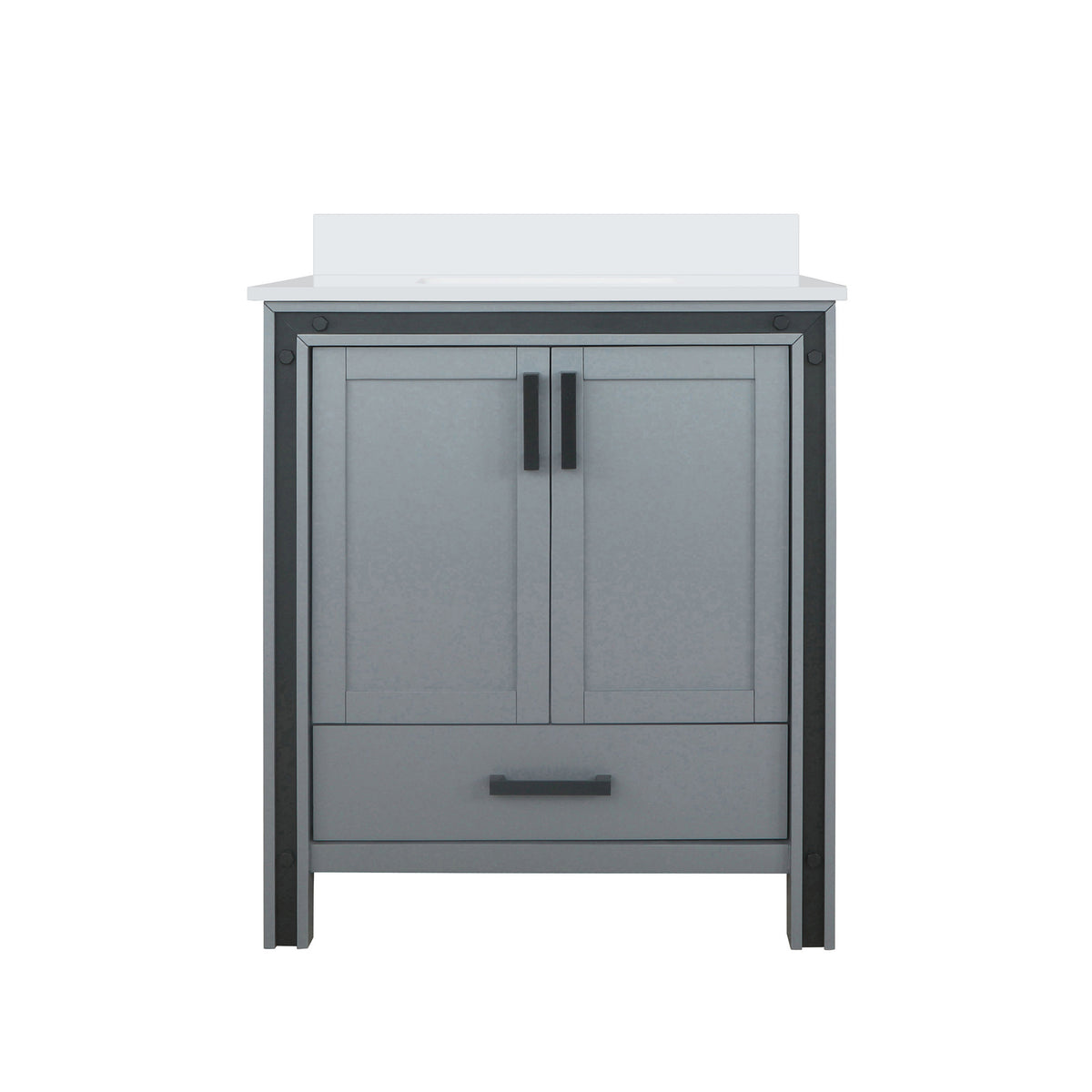 Lexora Ziva 30 in. Dark Grey Single Sink Bath Vanity