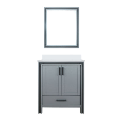 Lexora Ziva 30 in. Dark Grey Single Sink Bath Vanity