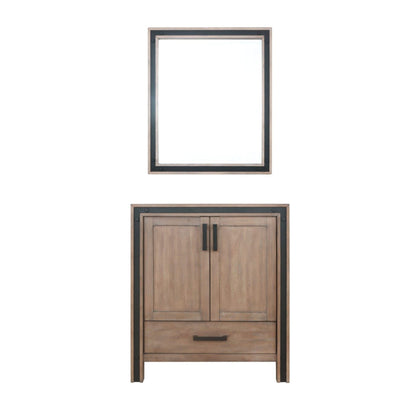 Lexora Ziva 30 in. Rustic Barnwood Single Sink Bath Vanity