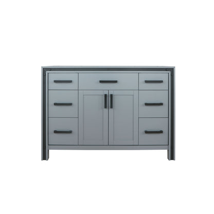 Lexora Ziva 48 in. Dark Grey Single Sink Bath Vanity