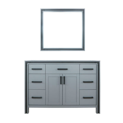 Lexora Ziva 48 in. Dark Grey Single Sink Bath Vanity