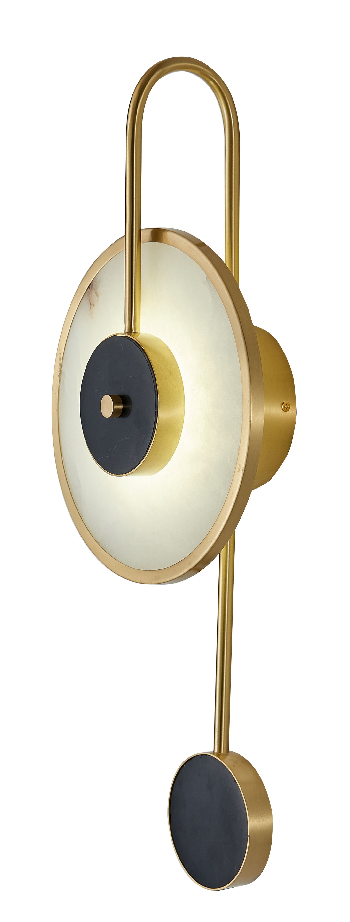 Brass & Black LED Wall Sconce - FT77W24BR