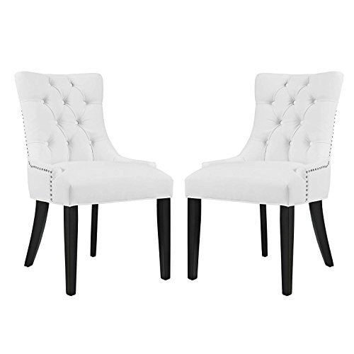 Modway Regent Dining Side Chair Vinyl Set of 2